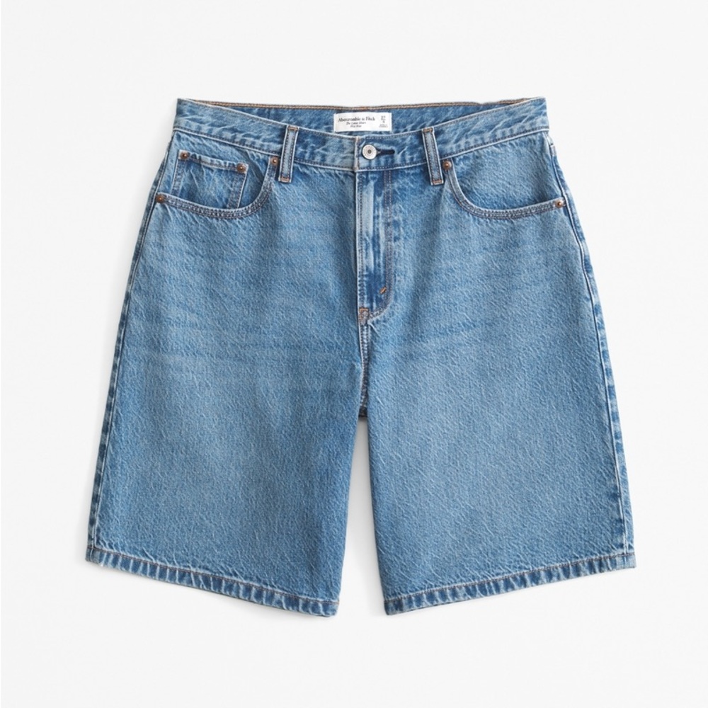 Abercrombie & Fitch Blue Denim Shorts